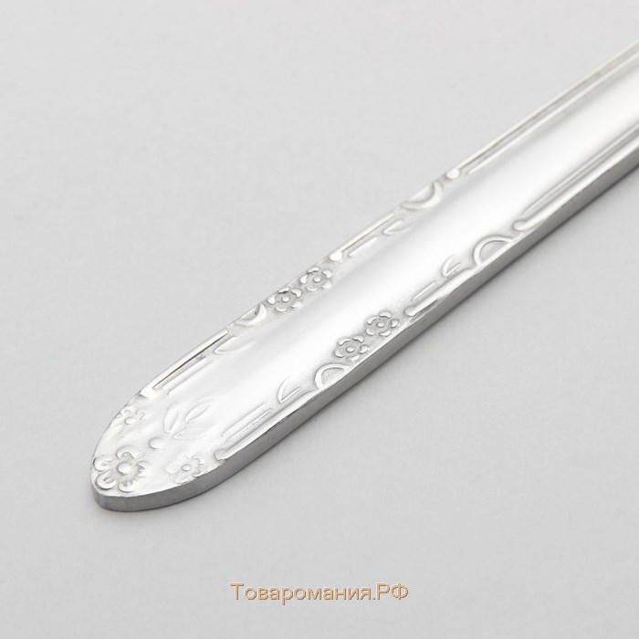 Нож столовый из нержавеющей стали «Соня», длина 20,5 см, толщина 2 мм, цвет серебряный