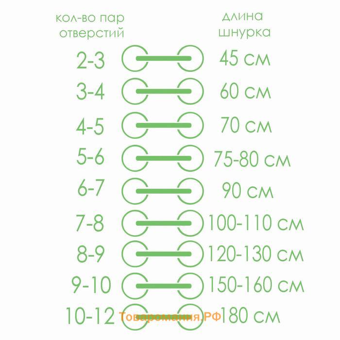 Шнурки для обуви, пара, плоские, 7 мм, 120 см, цвет коричневый