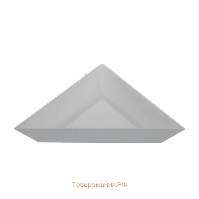 Контейнер для бисера, 7,3 × 6,5 × 1,2 см, цвет белый