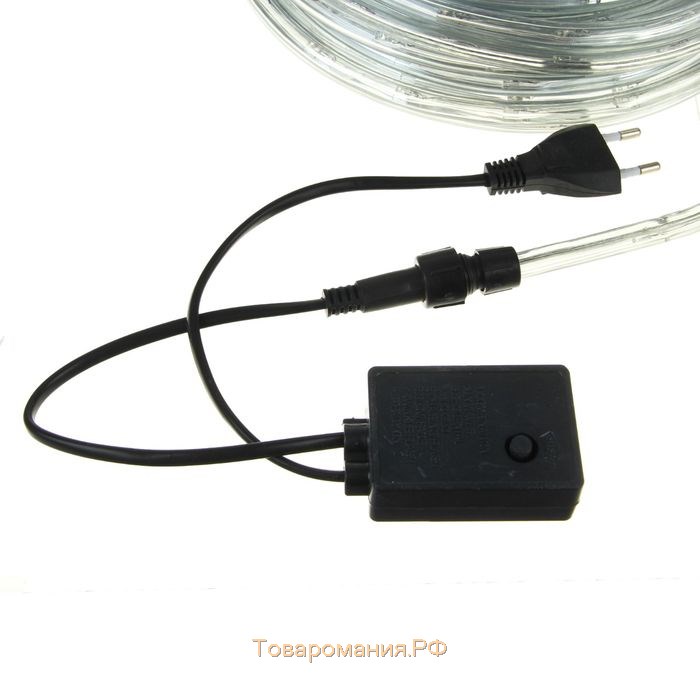 Световой шнур Lighting 10 мм, IP65, 10 м, 24 LED/м, 220 В, 8 режимов, свечение мульти