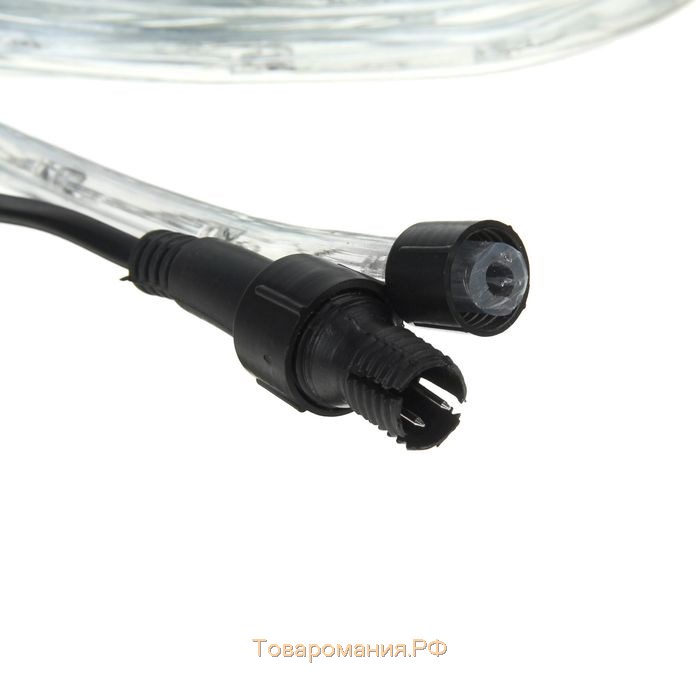 Световой шнур Lighting 10 мм, IP65, 20 м, 24 LED/м, 220 В, 8 режимов, свечение синее