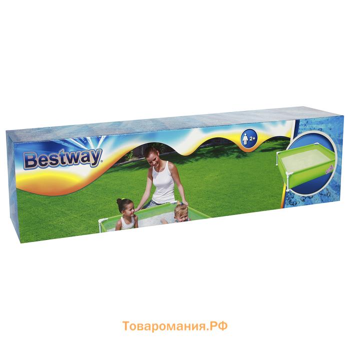 Бассейн каркасный Bestway Steel Pro, 122×122×30.5 см, от 2 лет, 56217