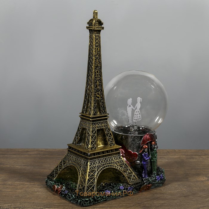 Плазменный шар "Эйфелева башня" 10х18х27 см RISALUX