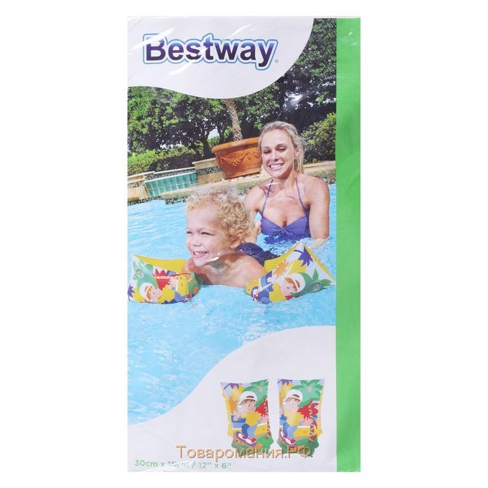 Нарукавники для плавания Bestway «Тигрёнок», 30×15 см, от 5-12 лет, 32102