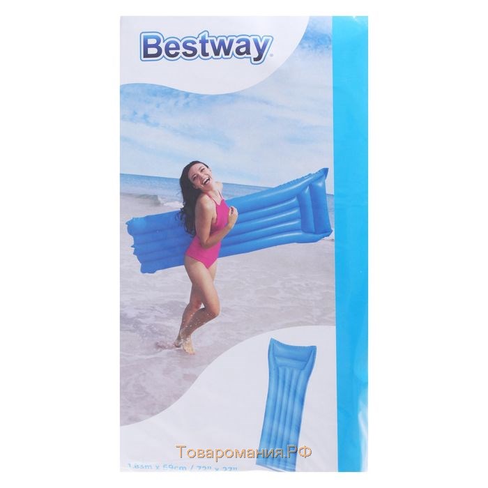 Матрас для плавания Bestway, надувной, 183×69 см, МИКС, 44007