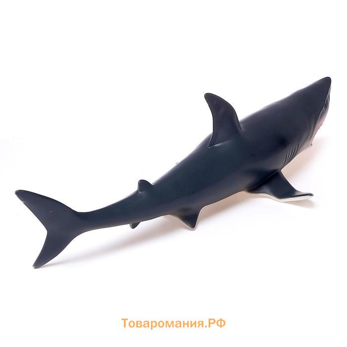 Фигурка животного «Серая акула», длина 41 см