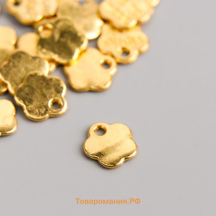 Подвеска "Handmade"  цвет золото 8 мм