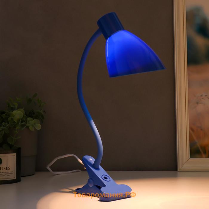 Настольная лампа 16700/1BL Е27 15Вт синий RISALUX
