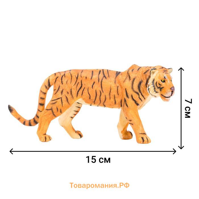 Набор фигурок «Мир диких животных: семья тигров», 6 предметов