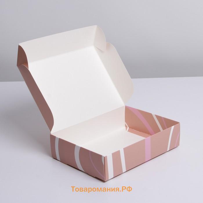 Коробка подарочная складная, упаковка, «Boss Girl», 21 х 15 х 5 см