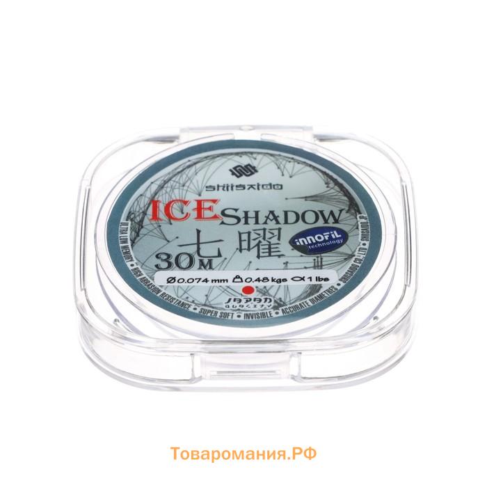 Леска Shii Saido Ice Shadow, диаметр 0.074 мм, тест 0.48 кг, 30 м, прозрачная