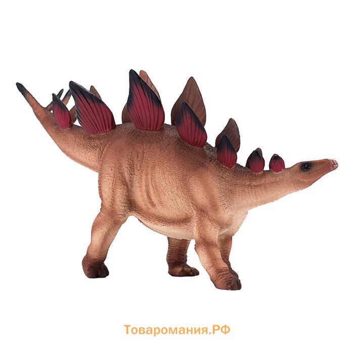 Фигурка Konik «Стегозавр, коричневый»