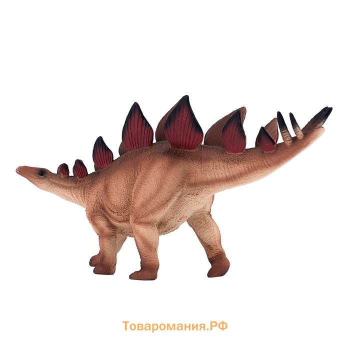 Фигурка Konik «Стегозавр, коричневый»
