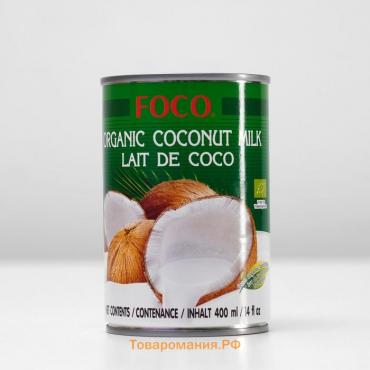 Органическое кокосовое молоко "FOCO" 10-12%, 400 мл