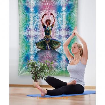 Декоративное панно с фотопечатью «Яркая медитация», вертикальное, размер 150х200 см