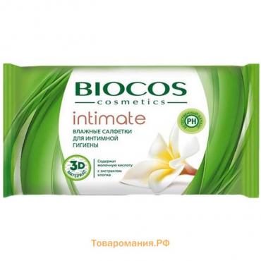 Влажные салфетки для интимной гигиены BioСos, 15 шт.