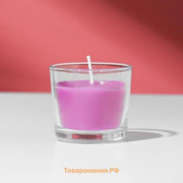Свеча ароматическая в стакане АЛАНИЯ "Нежная Орхидея", 5,5 см