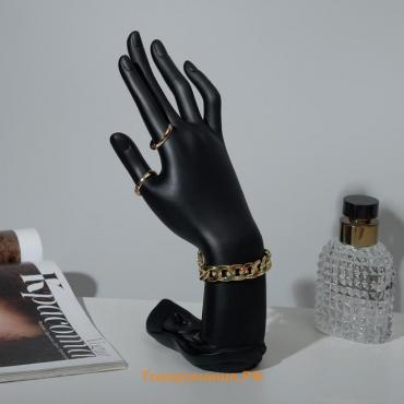 Подставка для украшений «Рука» 9×12×22, цвет чёрный