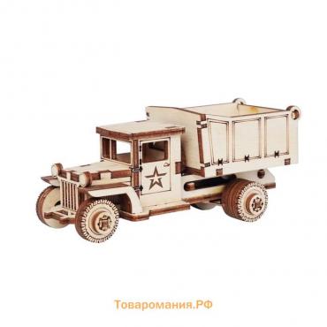 Конструктор деревянный «Армия России», грузовик-самосвал