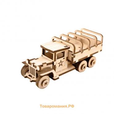 Конструктор деревянный «Армия России», грузовик Тент