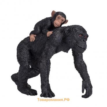 Фигурка Konik «Шимпанзе с детёнышем»